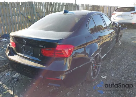 2015 BMW M3 из США, поврежденный, VIN WBS3C9C5XFP803214